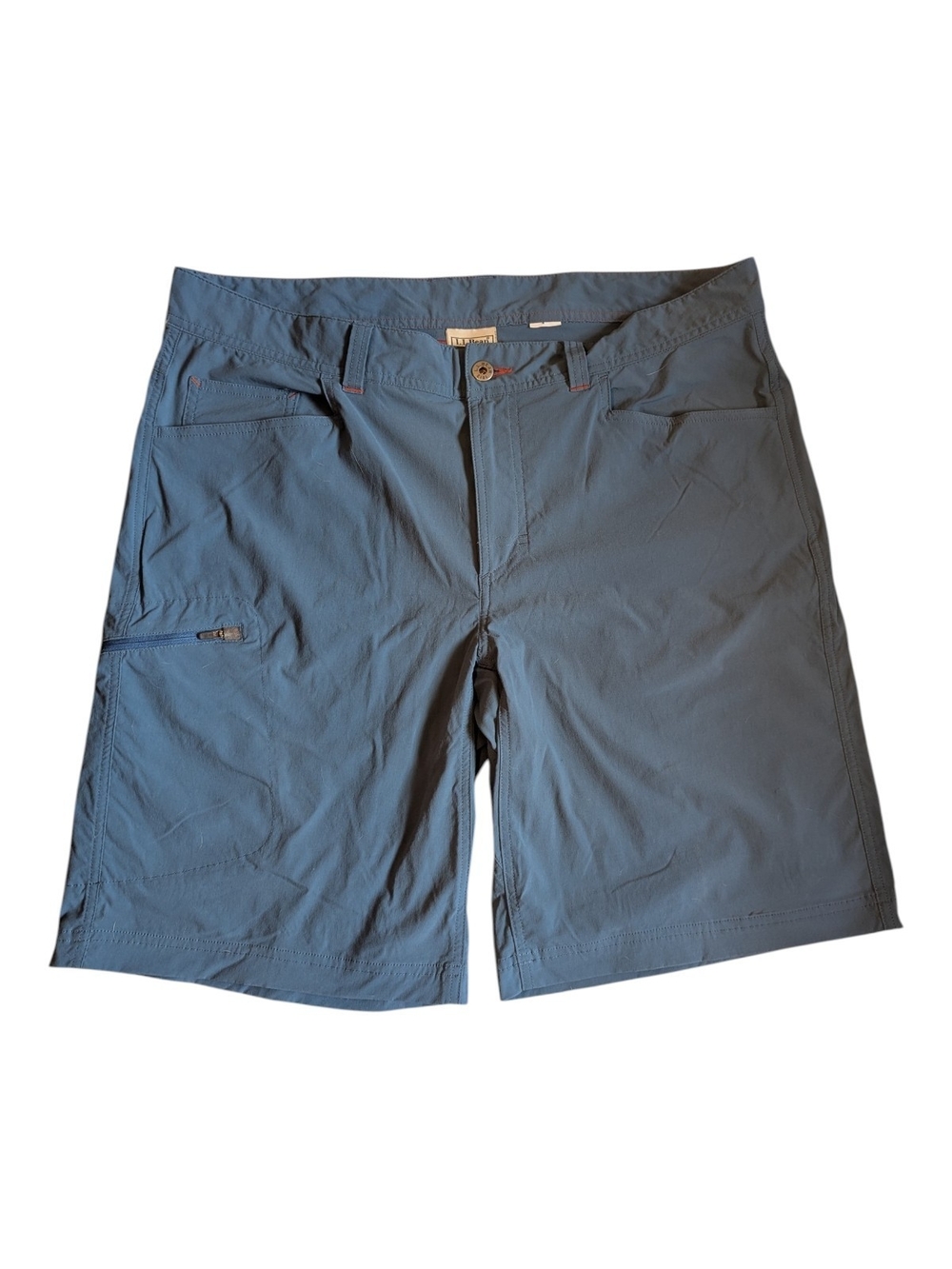 L.L. Bean Blue Lightweight Stretch #504179 Outdoor Hiking Shorts Men's 36"W